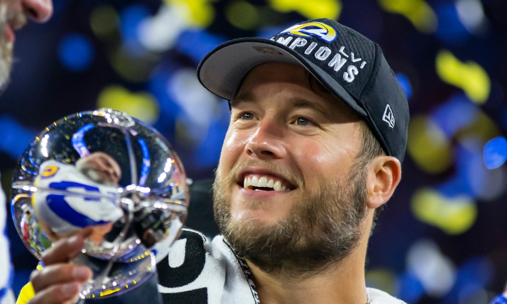 Matthew Stafford es el mariscal de campo afortunado